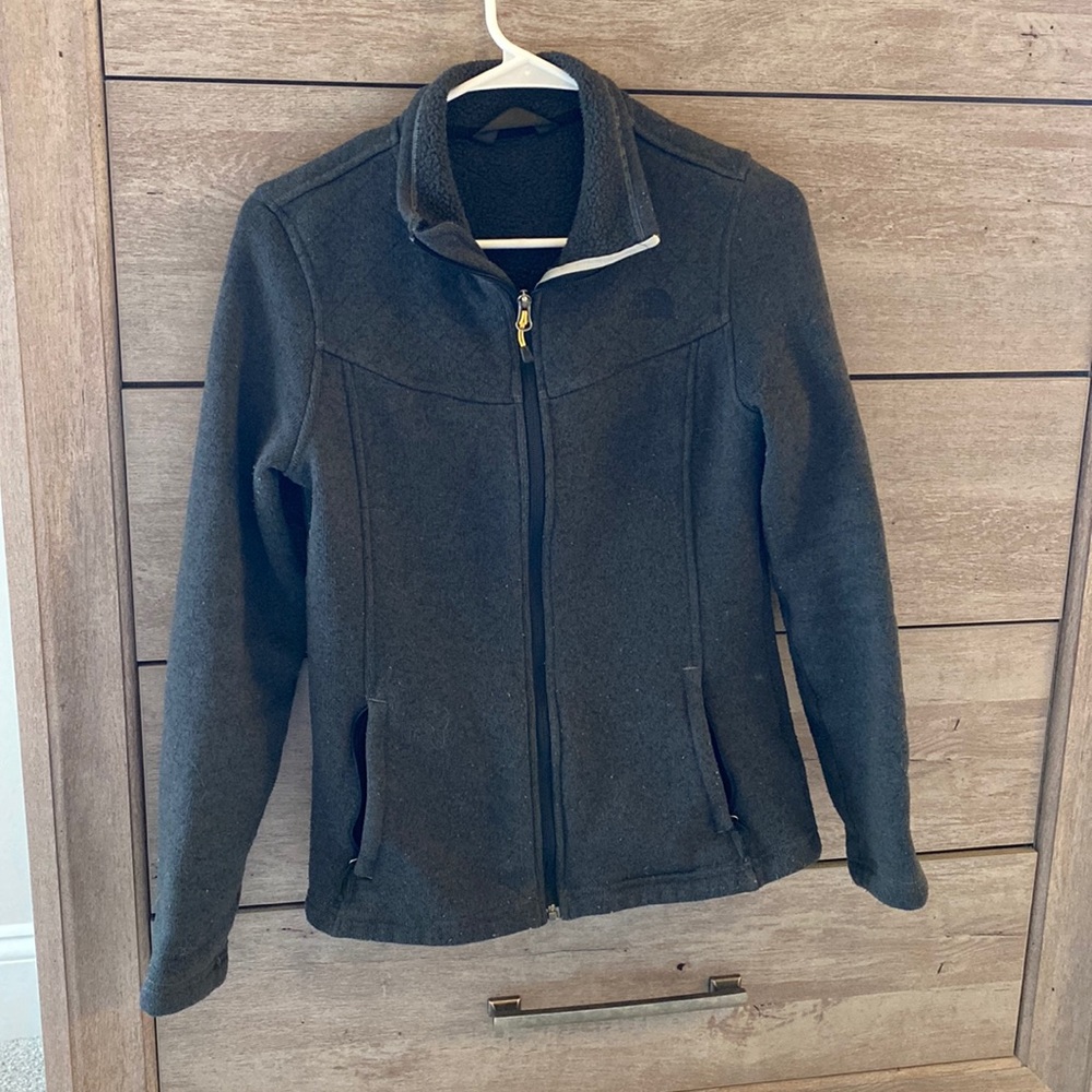 North face zipper up jacket